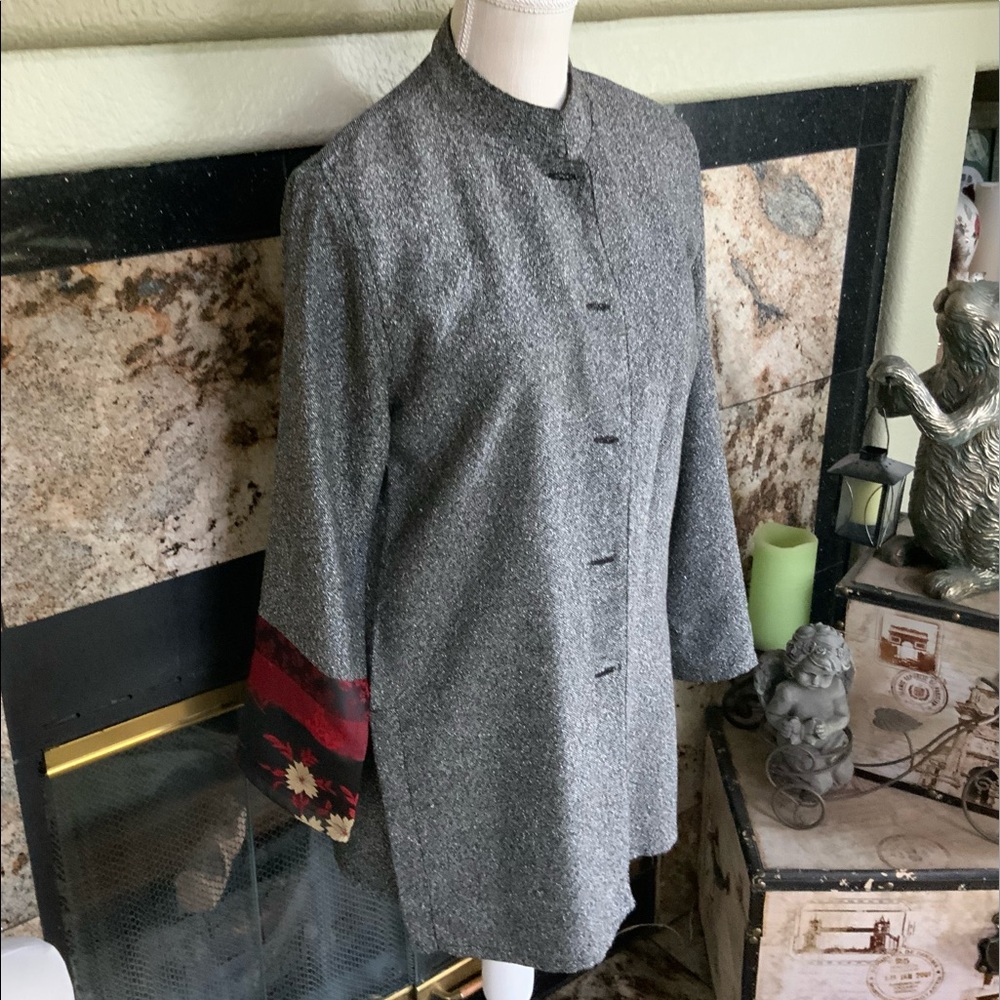 Chico’s Design Unique Button up coat - Picture 8 of 15